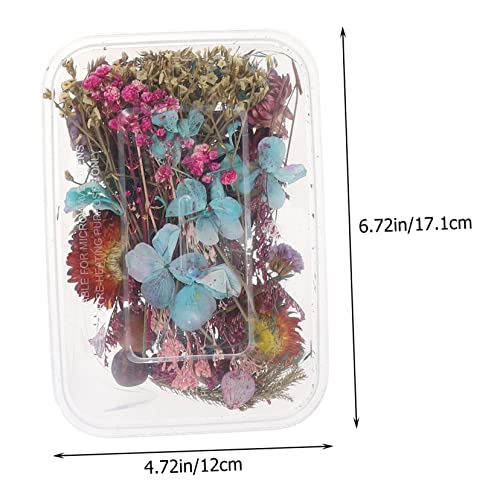 Flores secas naturales mini prensadas para manualidades x2 cajas miniatura 2