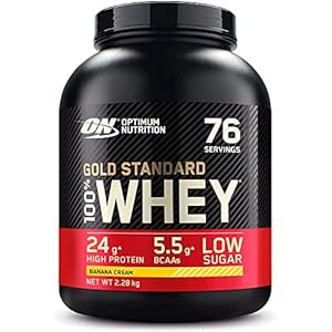 Optimum Nutrition 100% Whey Gold Standard, 5 lb Dose (Double Rich Chocolate)