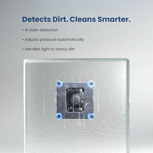 Image of Intelligent Automatic Window Glass Cleaning Robot, 6500Pa Suction Smart Cleaner, 4-Way Nano Mist Spray, Edge-to-Edge Coverage, Smart Path & Stain Detection, Auto Return & Remote Control