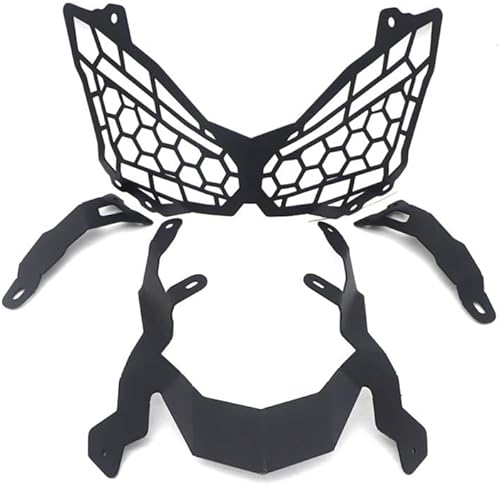 Miniatura 3 de Para Kawasaki Z900 2017 2018 2019 motocicleta faro cabeza lámpara luz rejilla protector cubierta protector