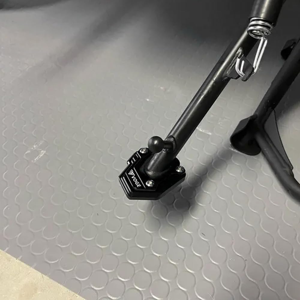 Per Voge 900 DSX 500 525 625 900 DSX 900DSX 625DSX 525DSX DSX900 2023 2024 2025 2026, piastra di estensione per cavalletto laterale per moto, pad di supporto allargato per cavalletto, accessori (nero)