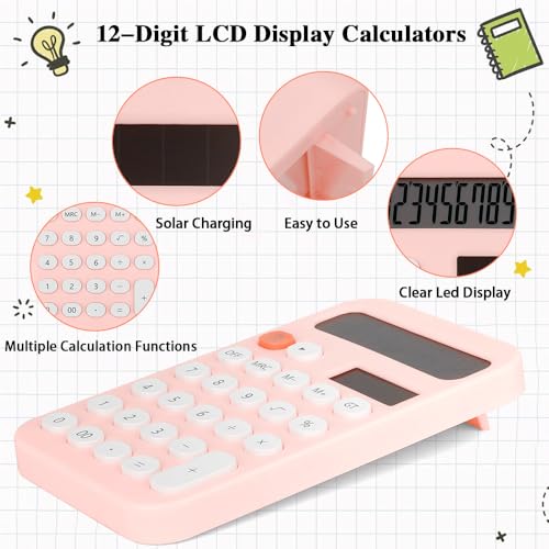 Bchjatk Pink Calculator Small Basic Calculator の商品画像 2