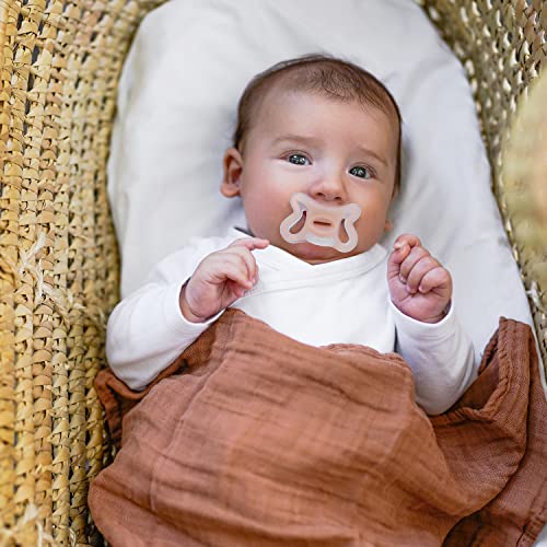 Image of Suavinex Zero Zero Silicone Baby Pacifier w /SX Pro Physiological Pacifier Nipple (0-6M), 2Pk, Medium