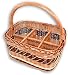Wilpo Porta bottiglie 36x26x33 Portabottiglie Portabottiglie per 6 bottiglie Di salice
