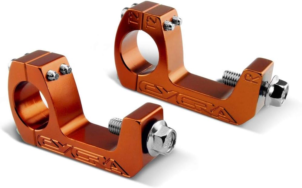 Cycra Pro Bend U Clamp Mount (08+ Pro Taper/KTM OEM Bars) (Anodized Orange) Automotive