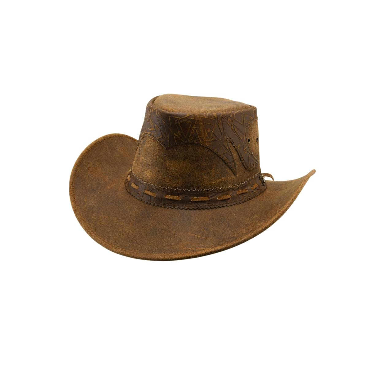 Black Jungle YARRAM Leren hoed Western hoed Cowboyhoed Australië