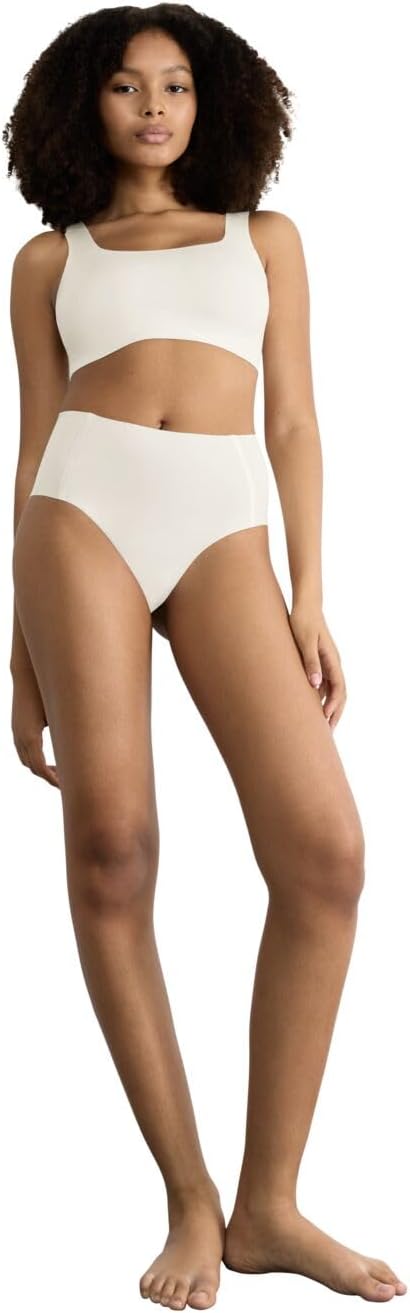 Sloggi Zero Feel High Waist Brief High Rise Knickers Seamless Underwear Lingerie