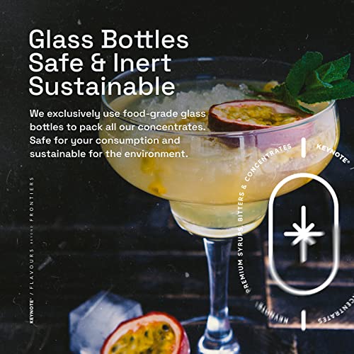 Image of Keynote Passion Fruit | Passionfruit | Maracuja | Concentrate | Sour and Tangy Natural Flavour | Glass Bottle 520 ml