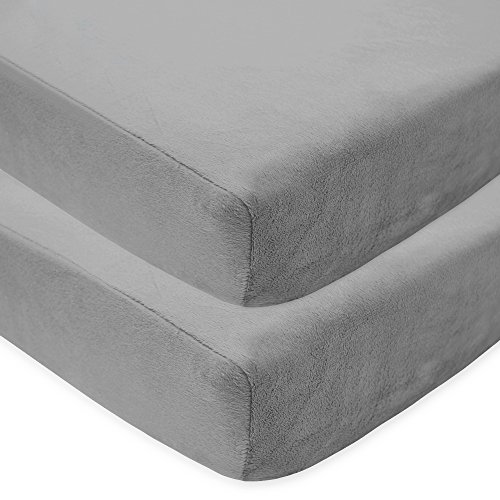 American Baby Company 2 Pack Heavenly Soft Chenille Fitted