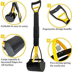   32-Tall-Pooper-Scooper-Large-Pooper-Scooper-for-Dogs-Heavy-Duty-Dog-Pooper-Scooper-with-Long-Handle-High-Strength-Durable-Spring-Foldable-Dog-Poop-Pick-Up