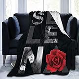 PANDASTYLE Lightweight Luxury Throw Blanket Fannel Fleece Microfiber Plush Bed Blanket Super Soft...
