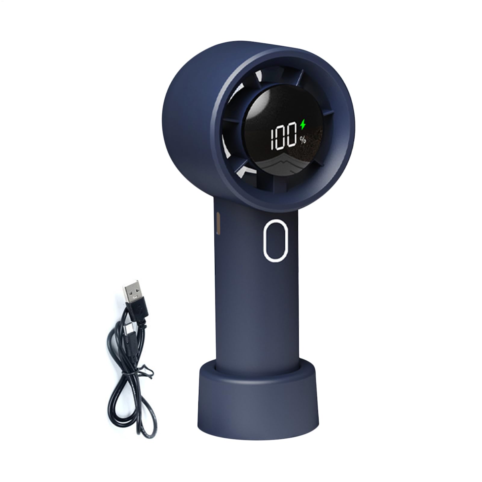 Ventilador de mano recargable portátil mini para oficina y dormitorio