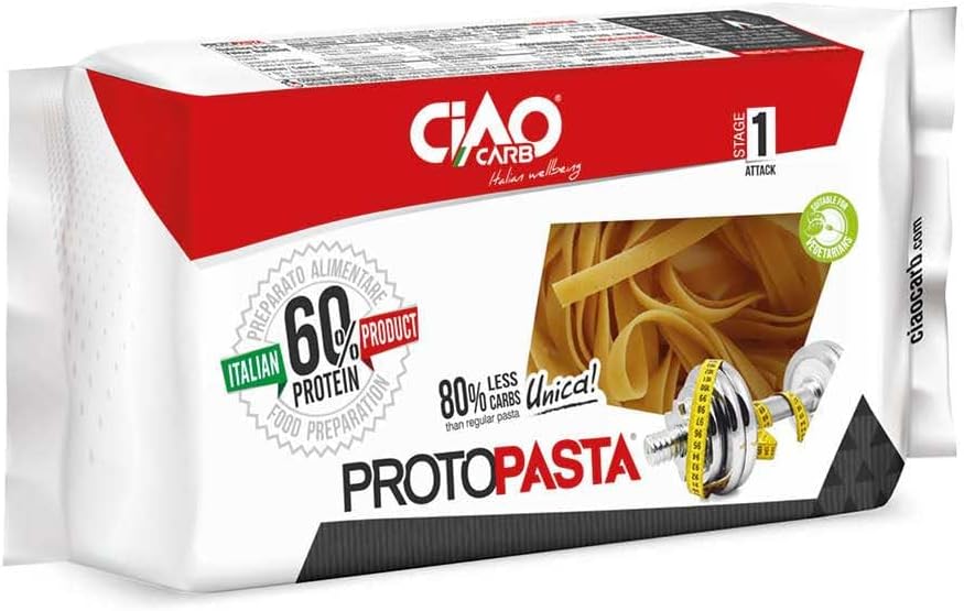 Low Carb High Protein Tagliatelle Pasta 250g (7g Carbs Per Portion Keto Pasta) - Pack of 3
