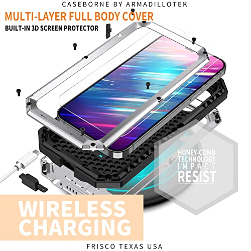 Protection Caméra Glissante sur Coque iPhone 14 Pro Max Métal Argenté