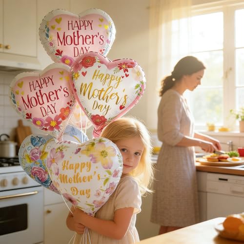 Ballons fête des mères rose clair durables de qualité supérieure