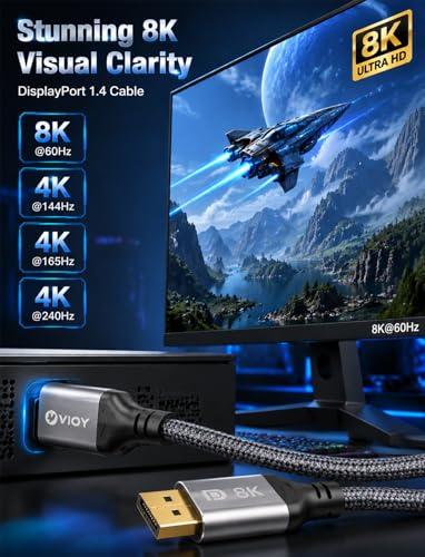 Cable DP a DP de 32.4 Gbps con HDR dinámico para fluidez total 2