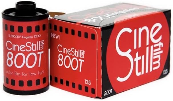 CineStill Film 800Tungsten 35mm Film 3 Pack Bundle 3 Items