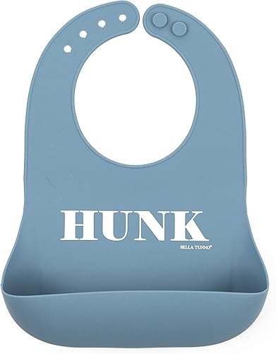 Bella Tunno Wonder Bib - Baberos de silicona ajustables para niños, duraderos e impermeables, silicona sin BPA