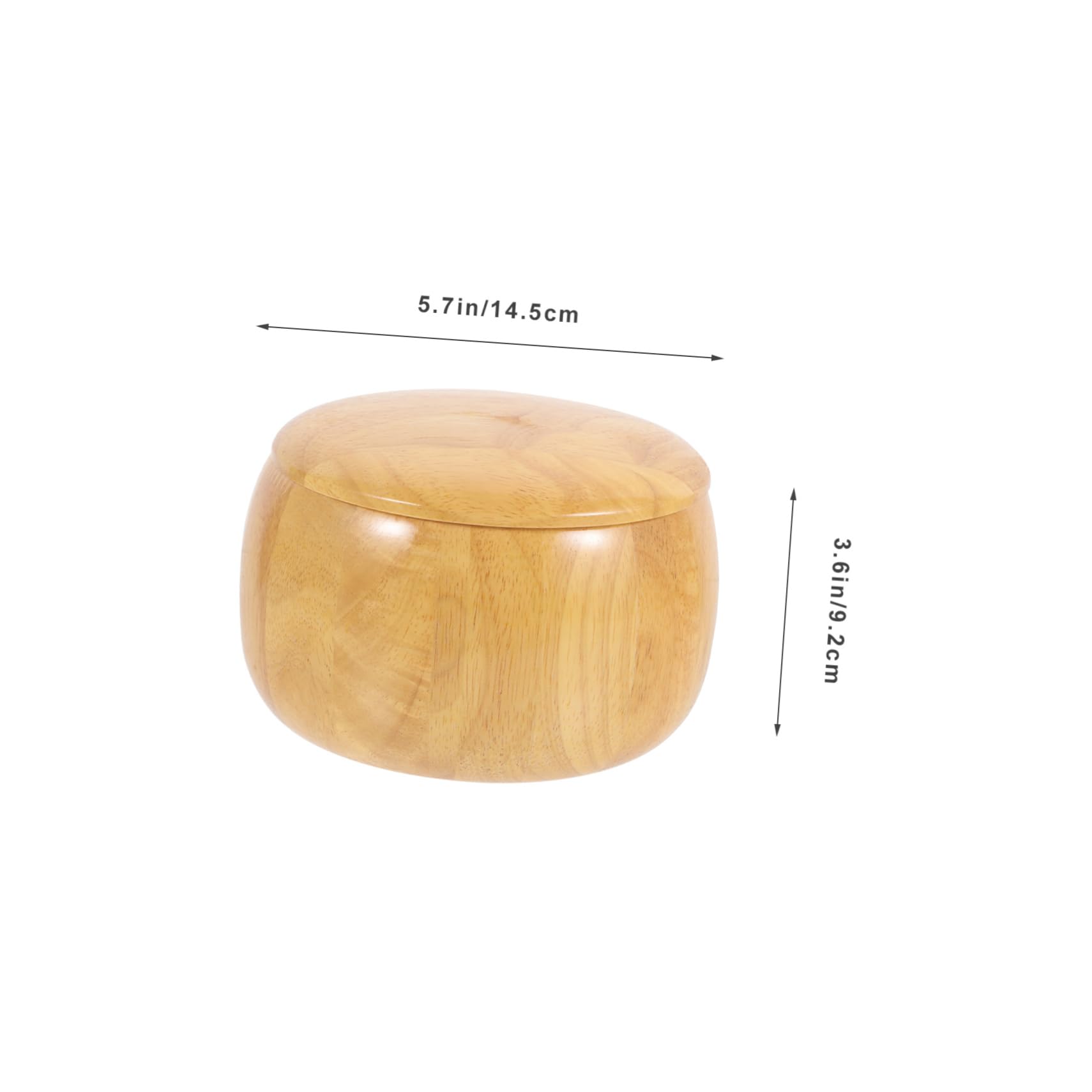 Conteneurs de Stockage en Bois Léger pour Pièces de Go, Lot de 2 Bols Portables Couleur Kaki, pour Salle de Jeu D'échecs à Domicile