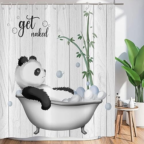 ASDCXZ Funny Shower Curtain 180x180 cm, Waterproof Fabric Shower Curtains