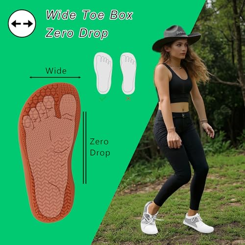 Womens Mens Minimalist Barefoot Shoes | Zero Drop Sole | Wide Toe Box Fashion Sneaker4