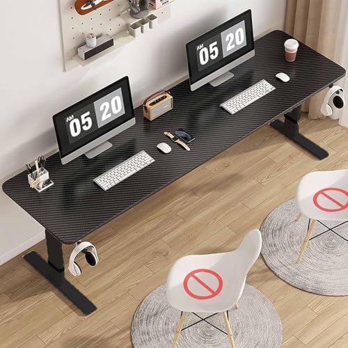 �蓮���~���f�X�N �Q�[�~���O�f�X�N �I�t�B�X���[�N�e�[�u�� 2�l�p PC�f�X�N ���[��Ɗ� �w�K�� ��c�� �׋��� ��80/100/120/140/160/180cm �ω׏d���� �P�[�u�����t�� ��������(���V��+���r,140x60x100cm)