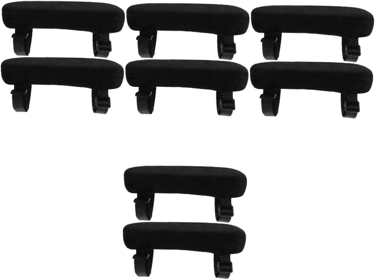 8pcs Office Chair Armrest Cushions Soft Memory Foam Elbow Pads for Gaming Office Chairs Arm Cover for Comfort Support Easy Installation Design