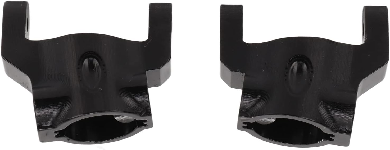 Aluminum Alloy Front C Seat, RC Front C Seat Hub Excellent 1 Pair Wear Resistant Reliable High Accuracy for Axial RBX10 Ryft(black)