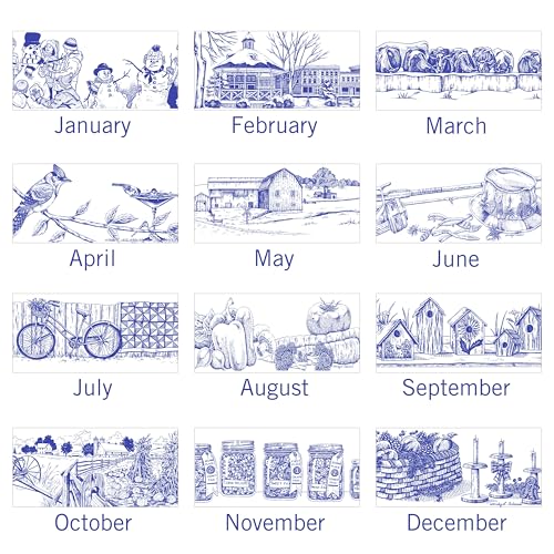 Image of AT-A-GLANCE 2027 Wall Calendar, Monthly, 12 inch x 12 inch Planner, Unruled Daily Blocks, Illustrator's Edition (G10001727)