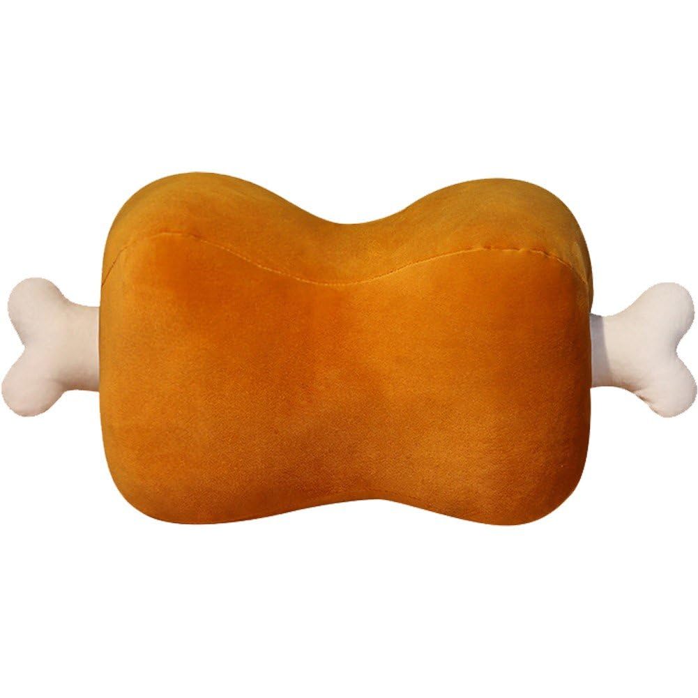 Oreiller de sieste amusant en forme d'os, cadeau original chauffe-mains