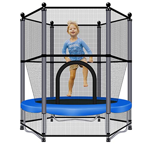 Jumptastic Trampolin für Kinder 140cm, Mini-Trampolin mit Netz, mit W-Form...
