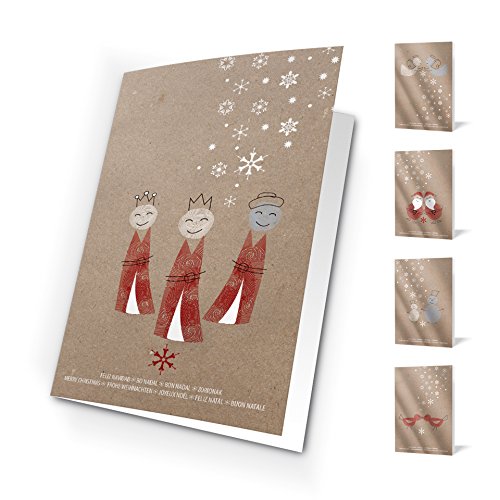 Felicitaciones Navidad Unicef - Pack de 10 tarjetas kraft