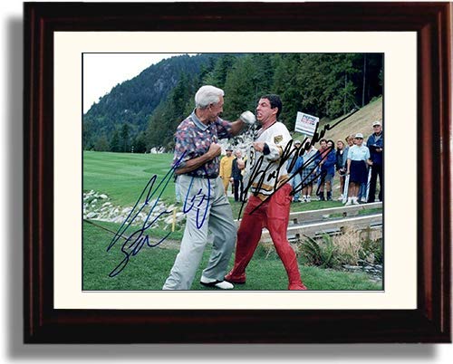 Framed Adam Sandler and Bob Barker - Fight - Autograph Replica Print - Happy Gilmore