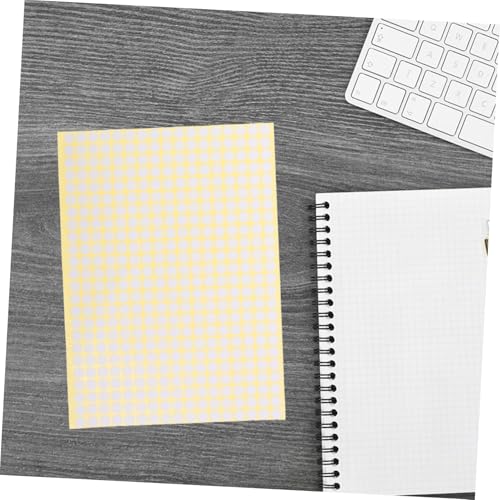 Uonlytech 3 ensembles papier à point coloré en PVC premium pour création