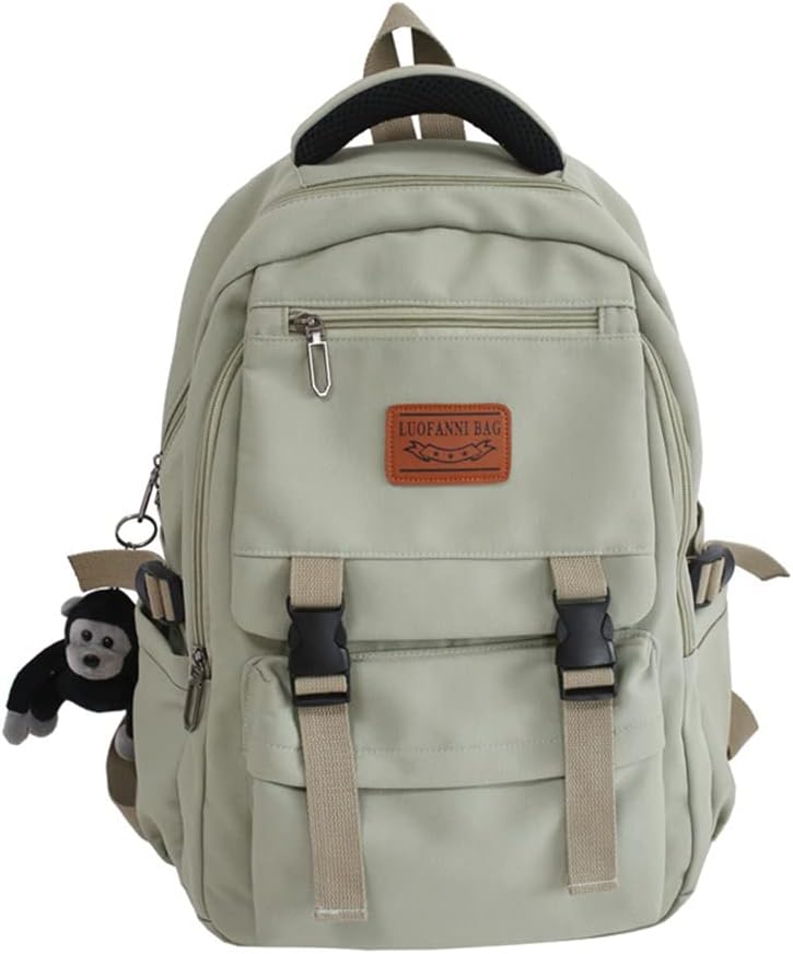 Casual Backpack Large Capacity Gorilla Backpack Waterproof Camping Hiking Travel College Laptop Travel Man Woman 2024 (Green)