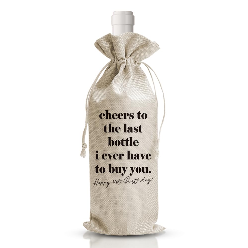 DOI-LANEE 21st Birthday Gifts for Her Funny 21st Birthday Gifts for Her 21 Year-old Birth Day Decorations For Women Friends Daughter Sister (DL416)