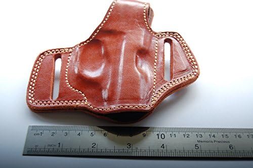 Leather OWB Belt Holster for Beretta Tomcat 32 ACP TAN (R.H)
