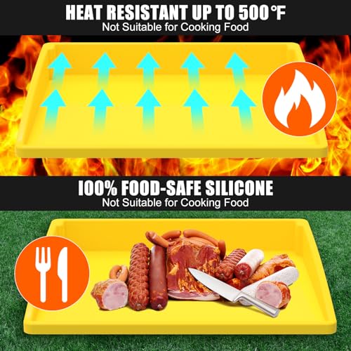 Tapis de cuisson en silicone pour Blackstone robuste de 43,2 cm