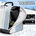 Vdaxvme Durable Bag for Skates and Ski Boots, Breathable Back Panel with Adjustable Shoulder Straps for Adventure, Robust Roller Skate Backpack