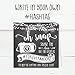 Hadley Designs 25 Chalkboard Wedding Hashtag Signs, Vintage Chalk Table Top Place Cards or Photo Booth Oh Snap Sign, Quotes for Wedding, Wedding Reception or Ceremony Decor