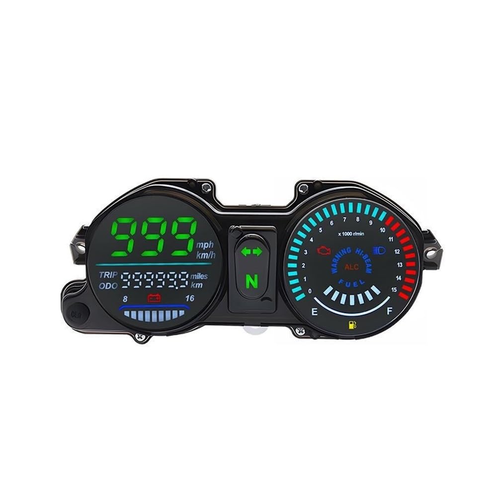 Contagiri contachilometri Moto Gauge Strumento Di Montaggio Calibri LED Tachimetro Del Motociclo Per CG/Titan 150 ESD Dal 2009 Al 2013 AZUL 37100-KVS-901