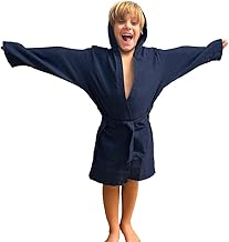 Microfibre Bathrobe with Hood and Belt for Boy/Girl - Boy/Girl Space Saver Pack