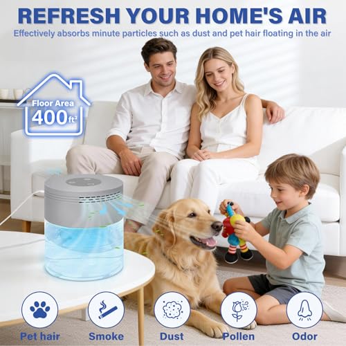Purificateur d'air à base d'eau 3 vitesses avec arrêt automatique 24h - 3