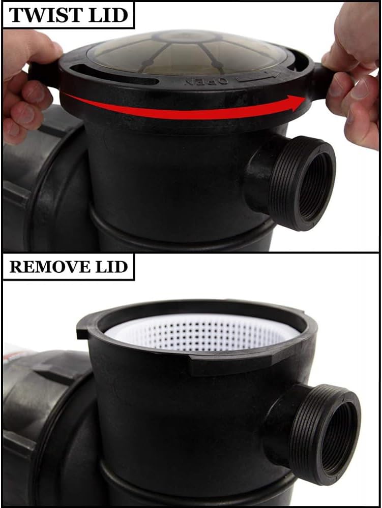 Rx Clear Radiant Complete Sand Filter System | for Inground Swimming Pool | Mighty Niagara 1 HP Pump | 24 Inch Tank | 300 lb Sand Capacity | Pools up to 33,000 Gallons