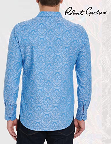 Robert Graham Men's Bayview Long Sleeve Woven Button Down Shirt4