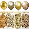 PartyWoo Gold Balloons 140pcs Different Sizes of 18 12 10 5 Inch Gold Balloon Arch Kit Garland for Birthday Wedding Anniversary Baby Shower Graduation Retirement Casino Party Decorations Gold-G101 #4