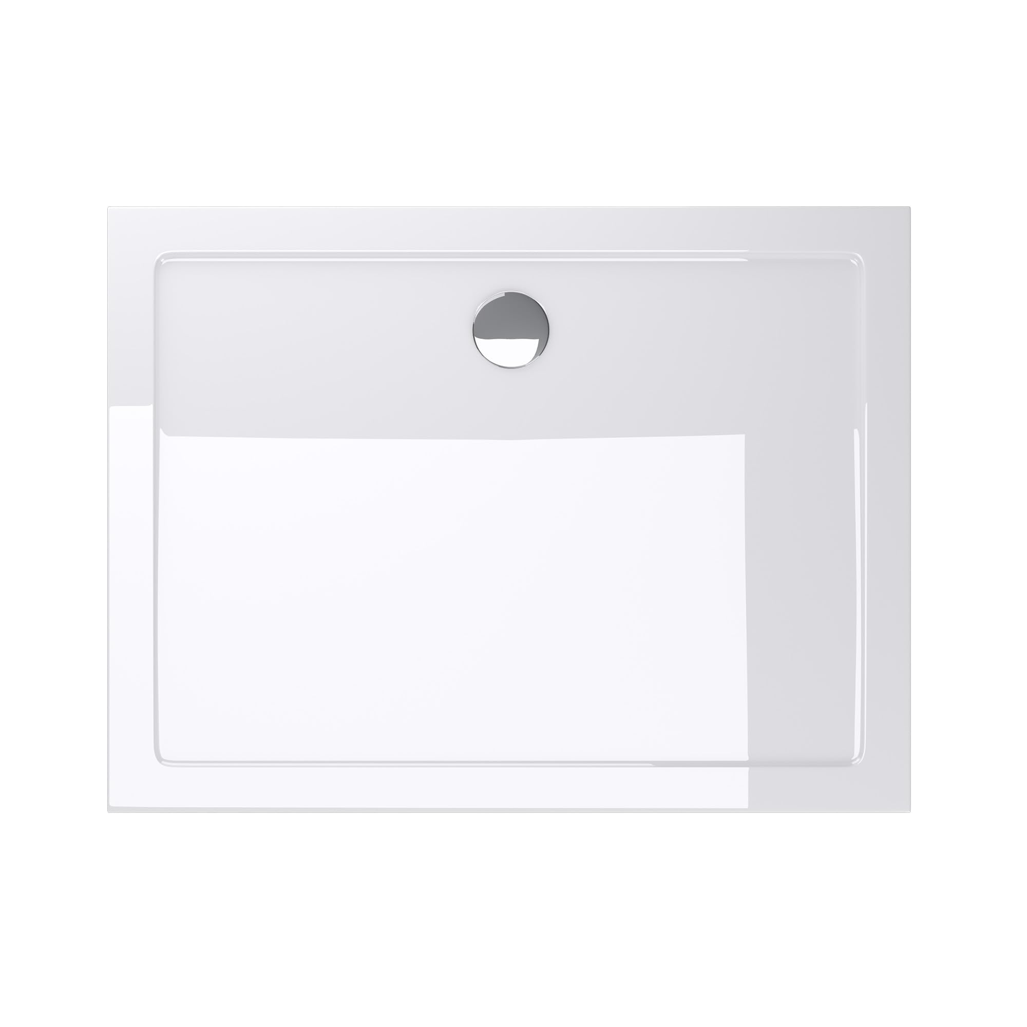 Mai & Mai Plato de Ducha 90x120x4 cm – Acrílico Blanco Rectangular, Antideslizante y Resistente, Instalación a Ras de Suelo o Sobresuelo Faro2