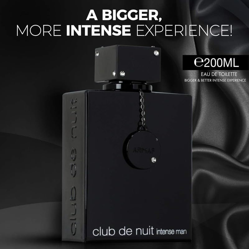 Club De Nuit Intense Man 200ml + Atomizador recargable 5 ml. Importado de Dubái