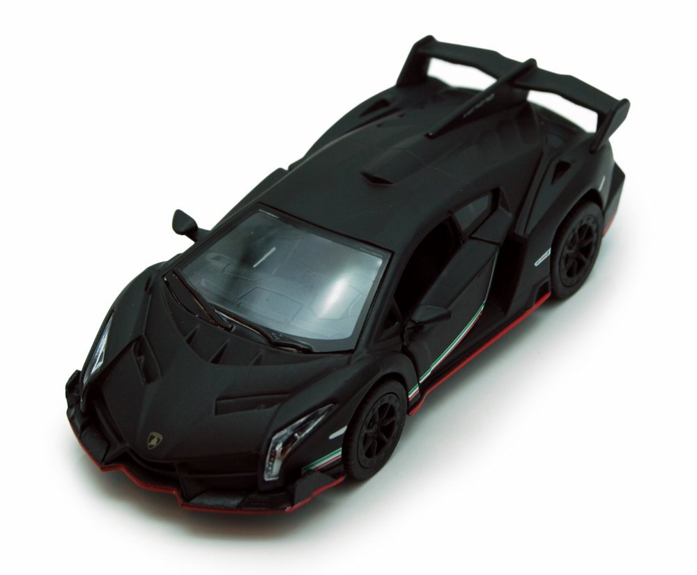 KinsmartLamborghini Veneno Black 5370D 1 36 scale Diecast Model Toy Car
