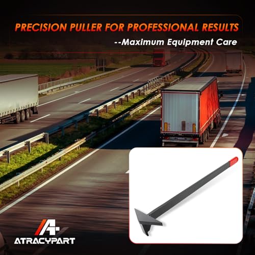 Image of ATRACYPART Heavy-Duty Wheel Seal Puller and Removal Tool 30 inch, for Semi-Trucks, Trailers, Tractors, Axle Hubs, Bearings, and Bushing Installation